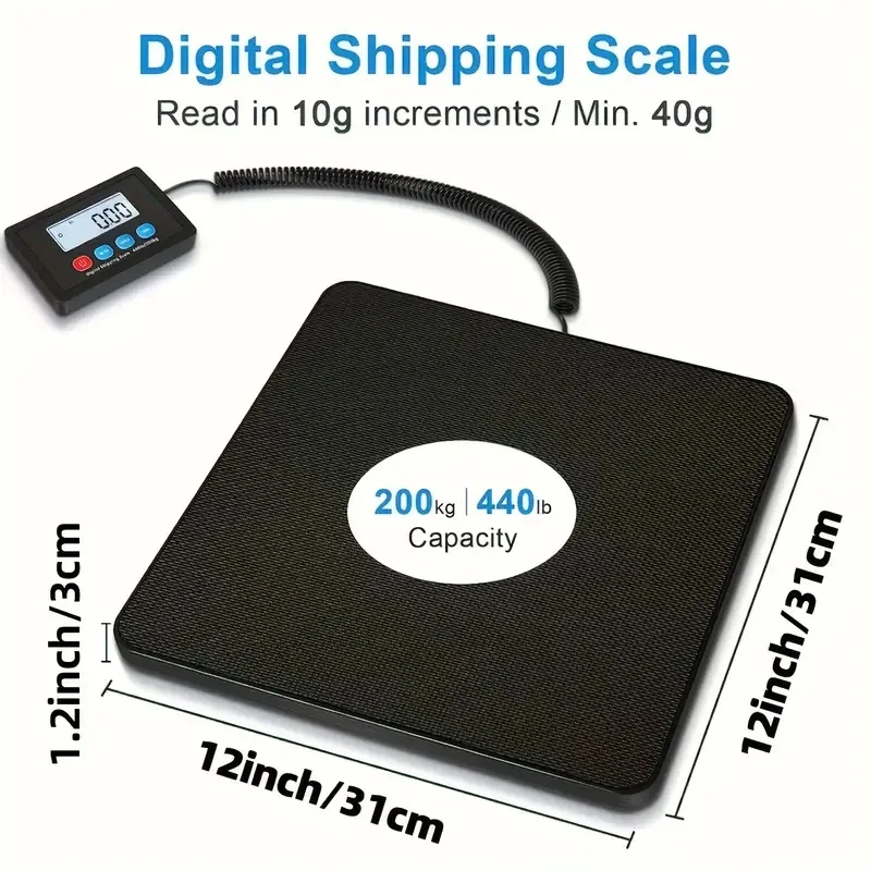 200Kg Parcel Electronic Scale Commercial Weighing Electronic Cargo Scale Station