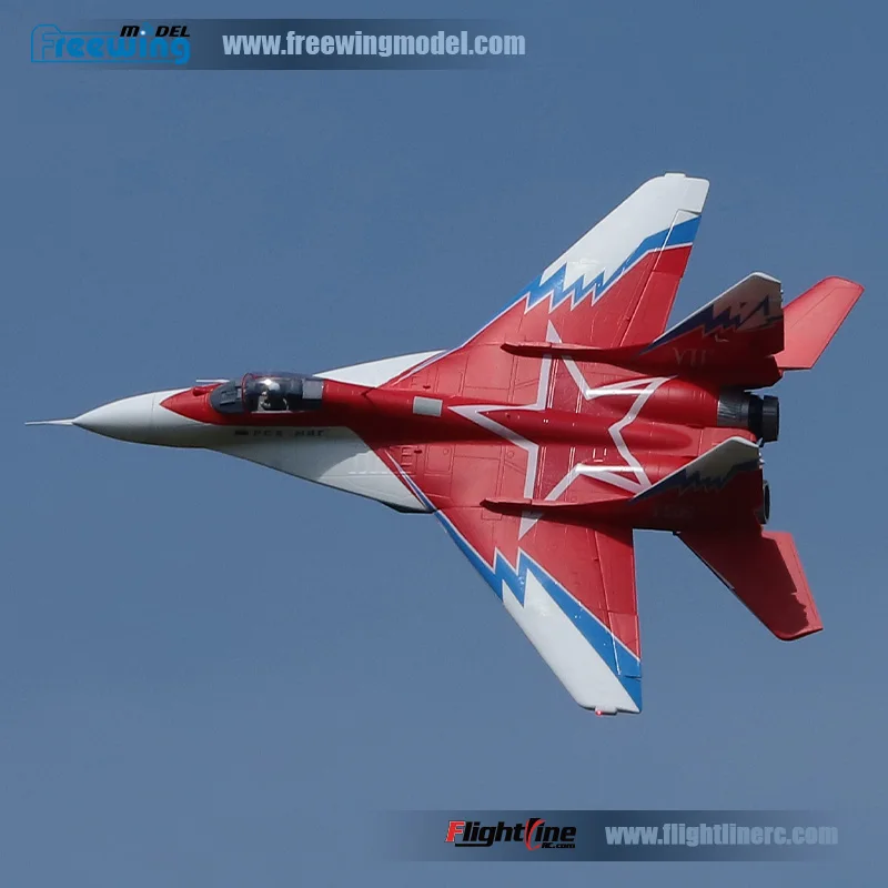 

FlightLine Official Store Freewing Mig-29 Fulcrum Twin 80mm EDF Jet model plane aircraft hobby