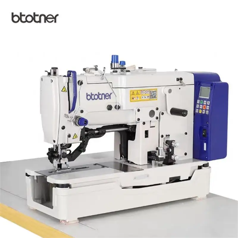 

781 Integrated Direct Drive Flatbed Button Holing Industrial Buttonhole Machine With Auto Foot Lifter and Touch Screen