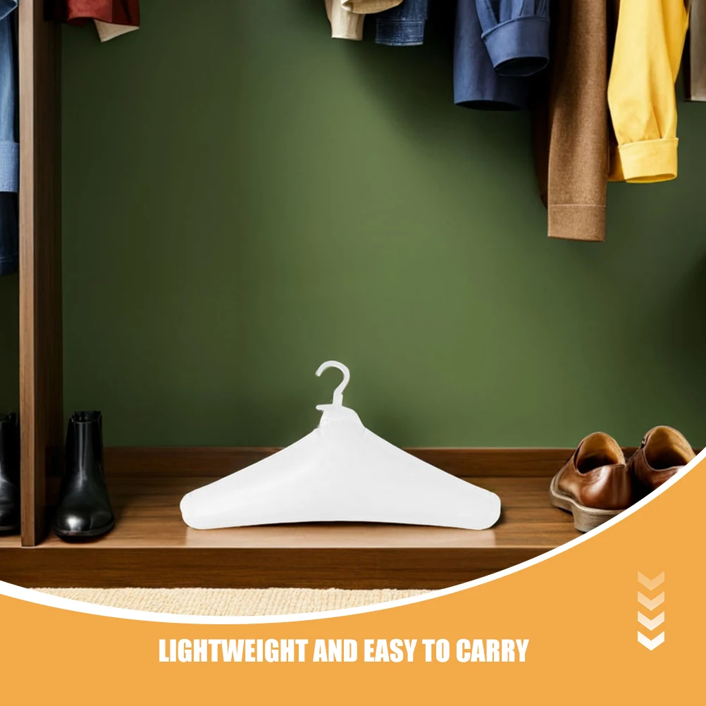 5 шт. надувная вешалка для одежды, удобная для переноски дорожная вешалка с закругленными краями, не биговающие вешалки для ежедневного и наружного использования