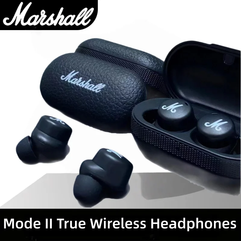 Nouveau Marshall Mode II TWS casque sans fil Bluetooth dans l'oreille réduction du bruit écouteurs HiFi basse rétro musique spor