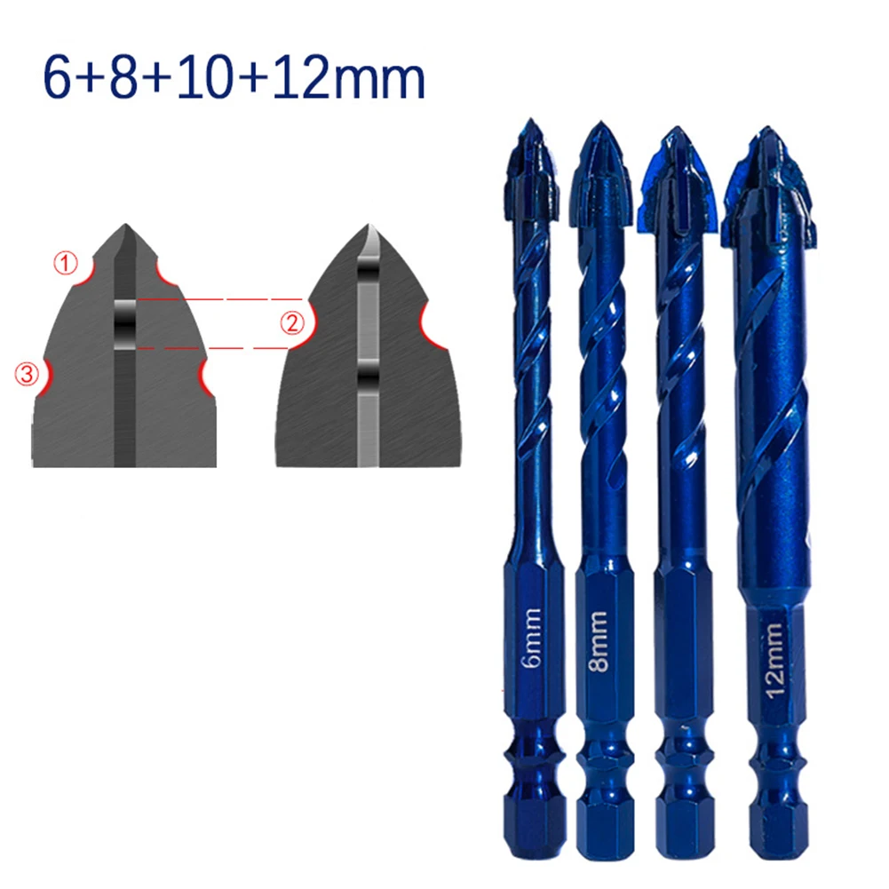 Tungsten Alloy Construction of These Eccentric Spiral Bits Ensures Durability Across Diverse Drilling Applications