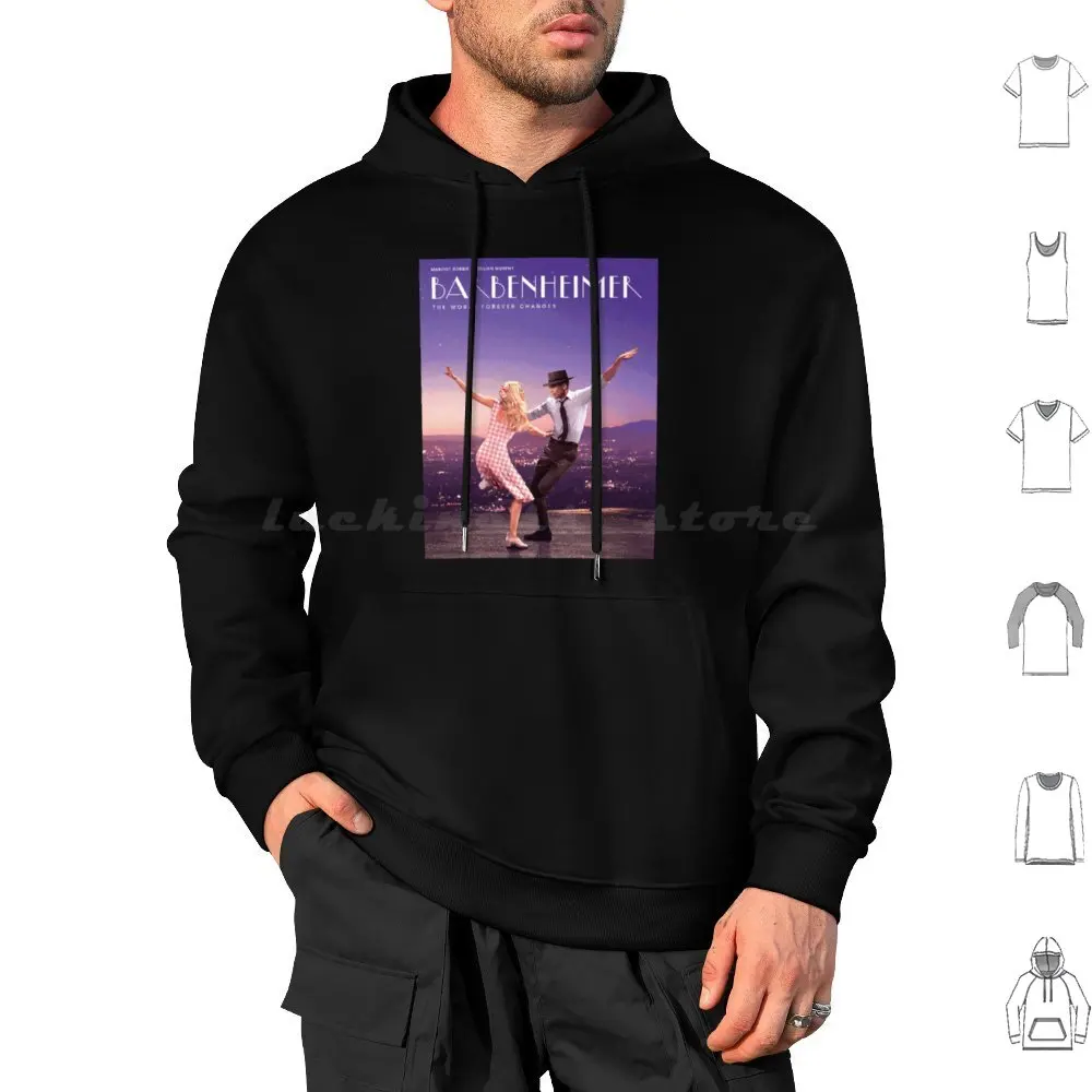 Barbenheimer Hoodie cotton Long Sleeve Barbenheimer Oppenheimer Movie Fan Art