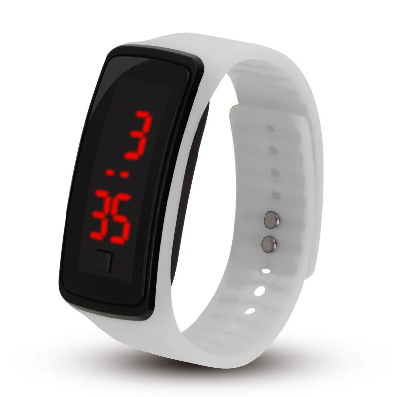 LED Digital Watch Women Silicone Band Sports Watches