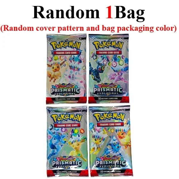 360 Stück Pokémon-Karten Scharlachrot & Violett Prismatic Evolutions Pokémon Box Booster Battle CHAOS RISNC Ultra Prism Booster Battle-Karten – Detail 20