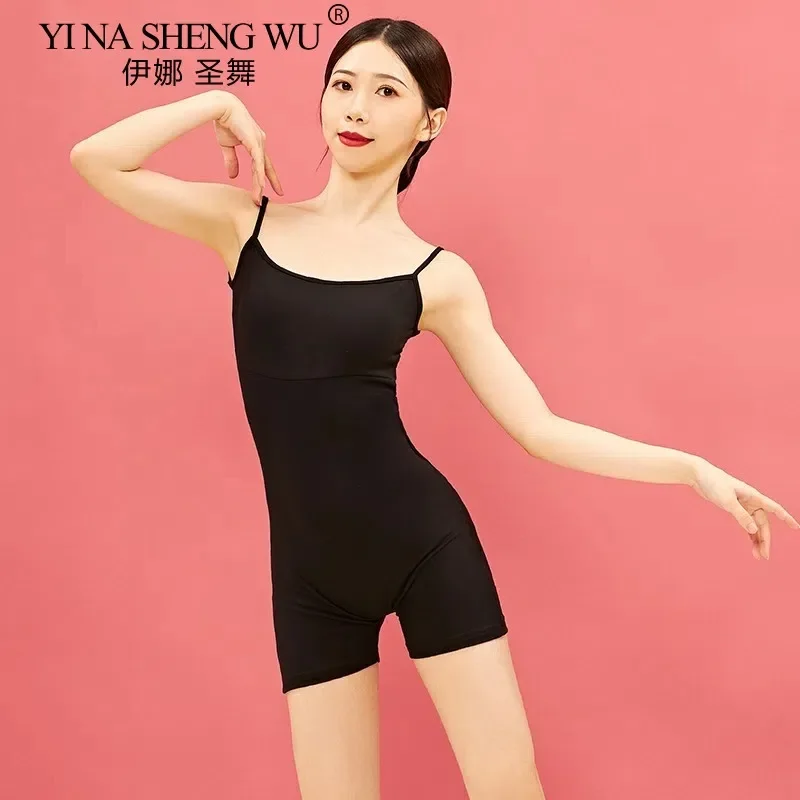 ชุดแสดงระบำหน้าท้อง ชุดบอดี้สูทแบบสายเดี่ยว ชุดสำหรับสอบศิลปะ ฝึกซ้อม โยคะ ยิมนาสติก สำหรับผู้หญิงและเด็กผู้หญิง
