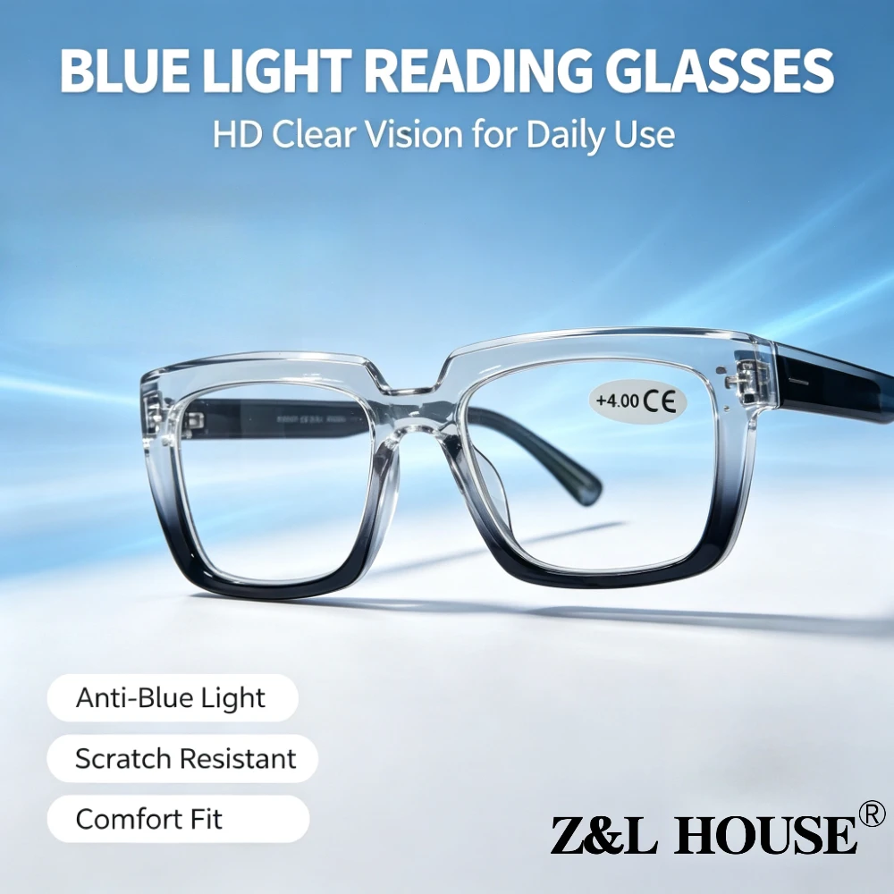 7 Pack Random Assorted Color Reading Glasses Lightweight Flexible Frame Fashion Readers Eyeglasses for Men Women Indoor Outdoor Daily Usage