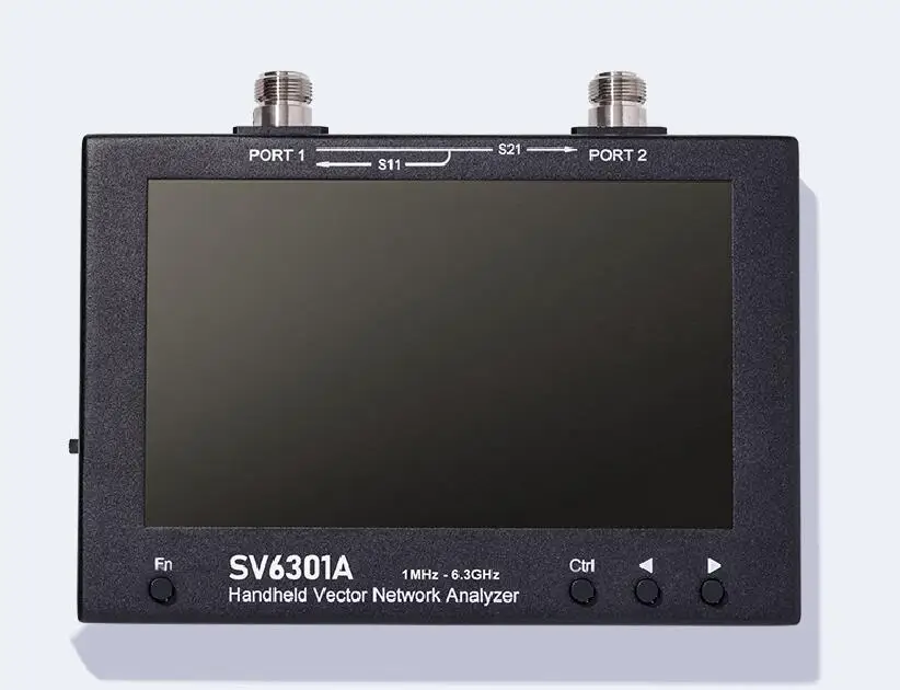 Imagem -03 - Analisador de Rede Vetorial com Toque Lcd Sv6301a 1mhz63 Ghz hf Vhf Uhf Atualização da Antena de Nanovna Vna