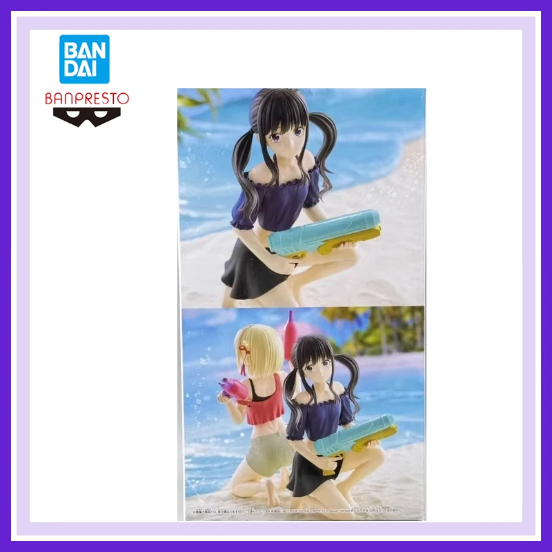 Oryginalne, nowe figurki akcji anime Bandai Banpresto Lycoris Recoil Espresto Kogami Chisato Inoue Takina, modele, ozdoby.