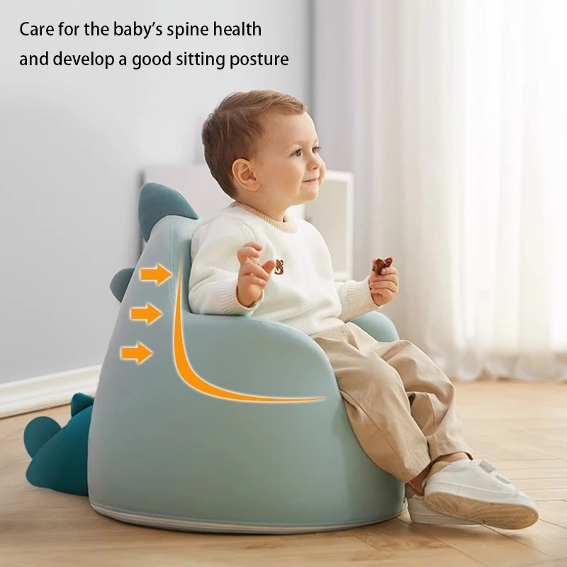 Custom Cute Lion Shape Kids Furniture Comfortable Pillow Pouf Cartoon Chair Mini Sofa Safety Material Children Sofa for Kids