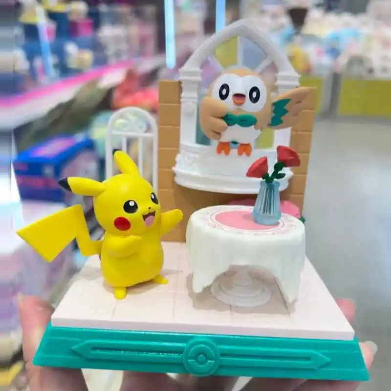 Funism جديد حقيقي بوكيمون بيكاتشو وأصدقائه سلسلة صندوق أعمى Kawaii بولي كلوريد الفينيل سطح المكتب الحلي تحصيل التماثيل لعبة مجسمة #3