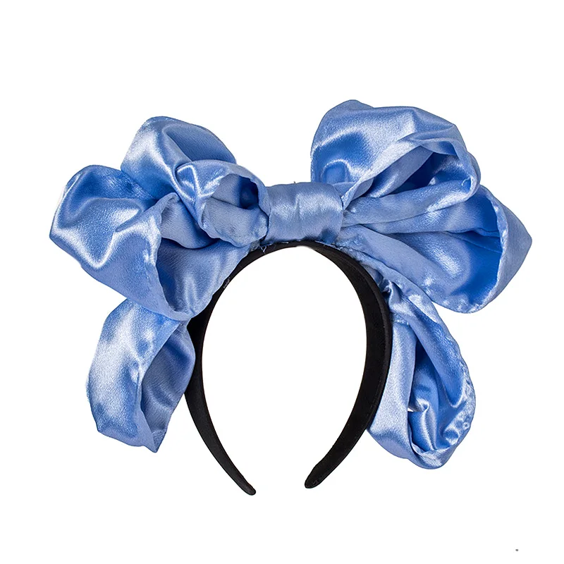 Sweet Bow Knot Hairband para Mulheres e Meninas, Big Headband, Lolita Hair Band, Moda Headdress, Acessórios para Cabelo, Novo