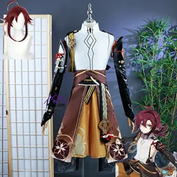 Genshin Impact Shikanoin Heizou Cosplay Costume Game Carnival Uniform Anime Halloween Party Costumes Live Comic Cosplay for Men