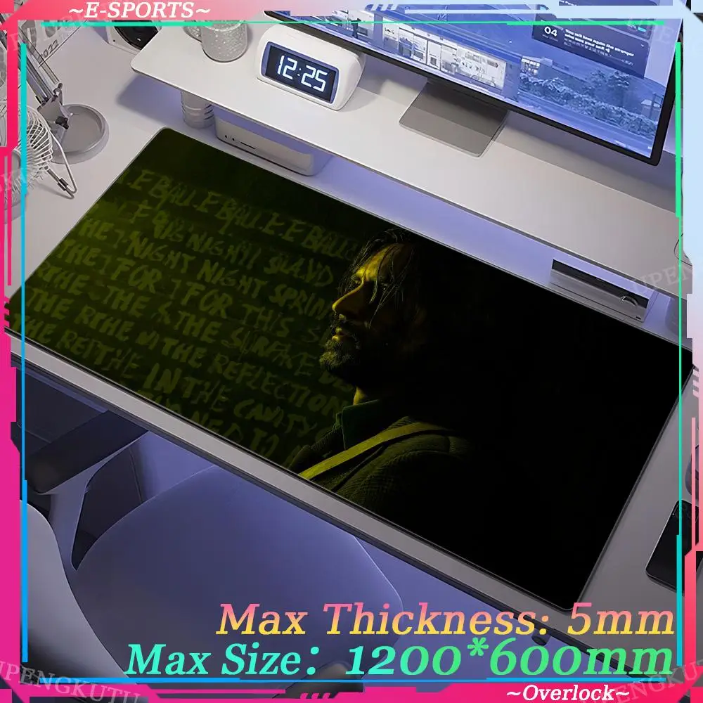 Mouse Pad Oversized Gaming Office accessories Floor mats  art A_alan_Wake2 Game accessories
