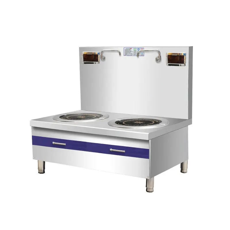 

Коммерческая двухконфорочная электромагнитная плита из нержавеющей стали 201, многофункциональная, высокоэффективная, легкоочищаемая, 24 кВт, 1 год гарантии