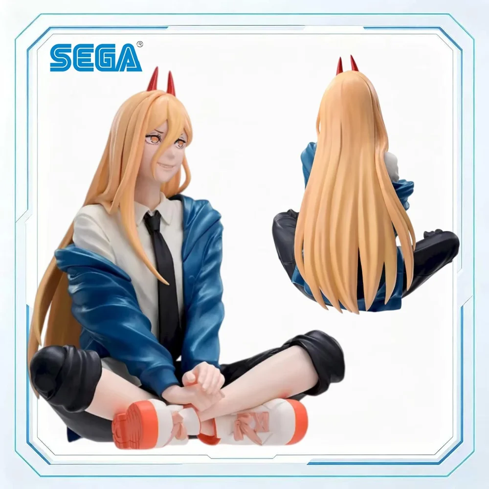 In Stock SEGA Original Genuine PM Chokonose Figure Chainsaw Man Power 15cm Anime Collections Model Toy Premium Figure Xmas Gift