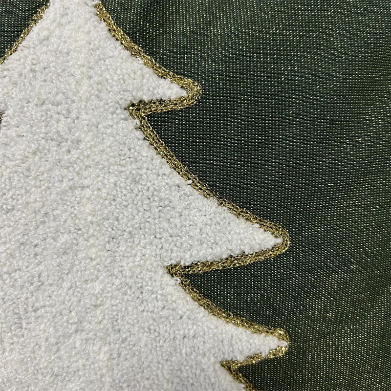 شجرة عيد الميلاد التطريز غطاء الوسادة السنة الجديدة وسادة للديكور القضية الفاخرة