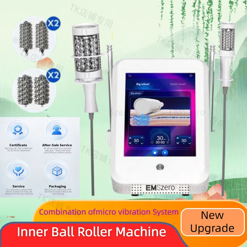 

6500W Inner Ball Roller Body Contouring Machine Micro Vibration Infrared Technology Reduce Puffiness And Face Lifting EMS zero 2