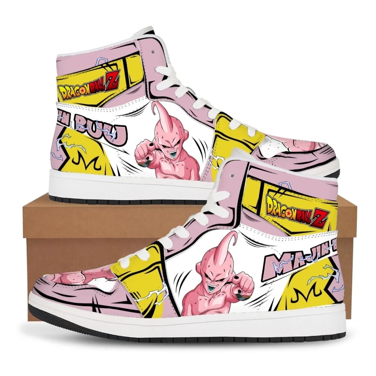 

Кроссовки в стиле Dragon Ball: Супер Гоку, Маджин Буу. Баскетбольные кроссовки в стиле аниме. Повседневная обувь. Индивидуальный дизайн. Унисекс. Подарок.