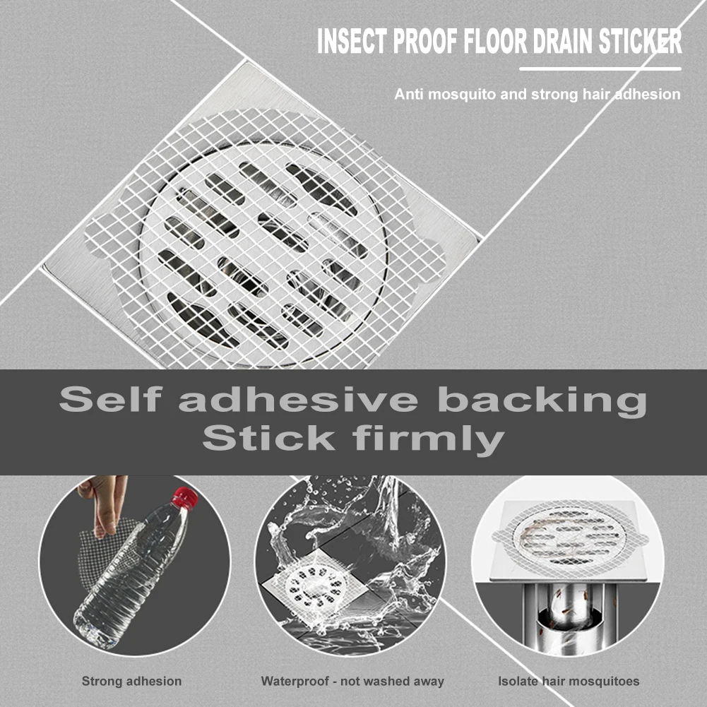 

Anti-clogging Hair Catchers For Shower Anti-blocking Sink Strainer Sticker For Washroom