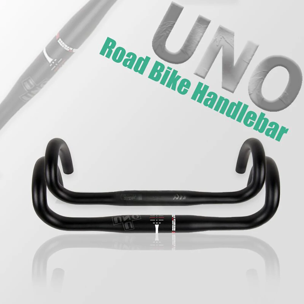 UNO High Strength Racing Handlebar 7075 Aluminum Road Bike Handlebar 31.8mm Road Bicycl Drop Bar 380/400/420/440mm Bicycle Steer