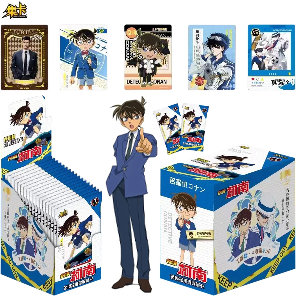 

JIKA Anime Detective Conan Cards Insight Pack Reasoning Hobby Collection Trading CardS Box for Children's Birthday Gifts