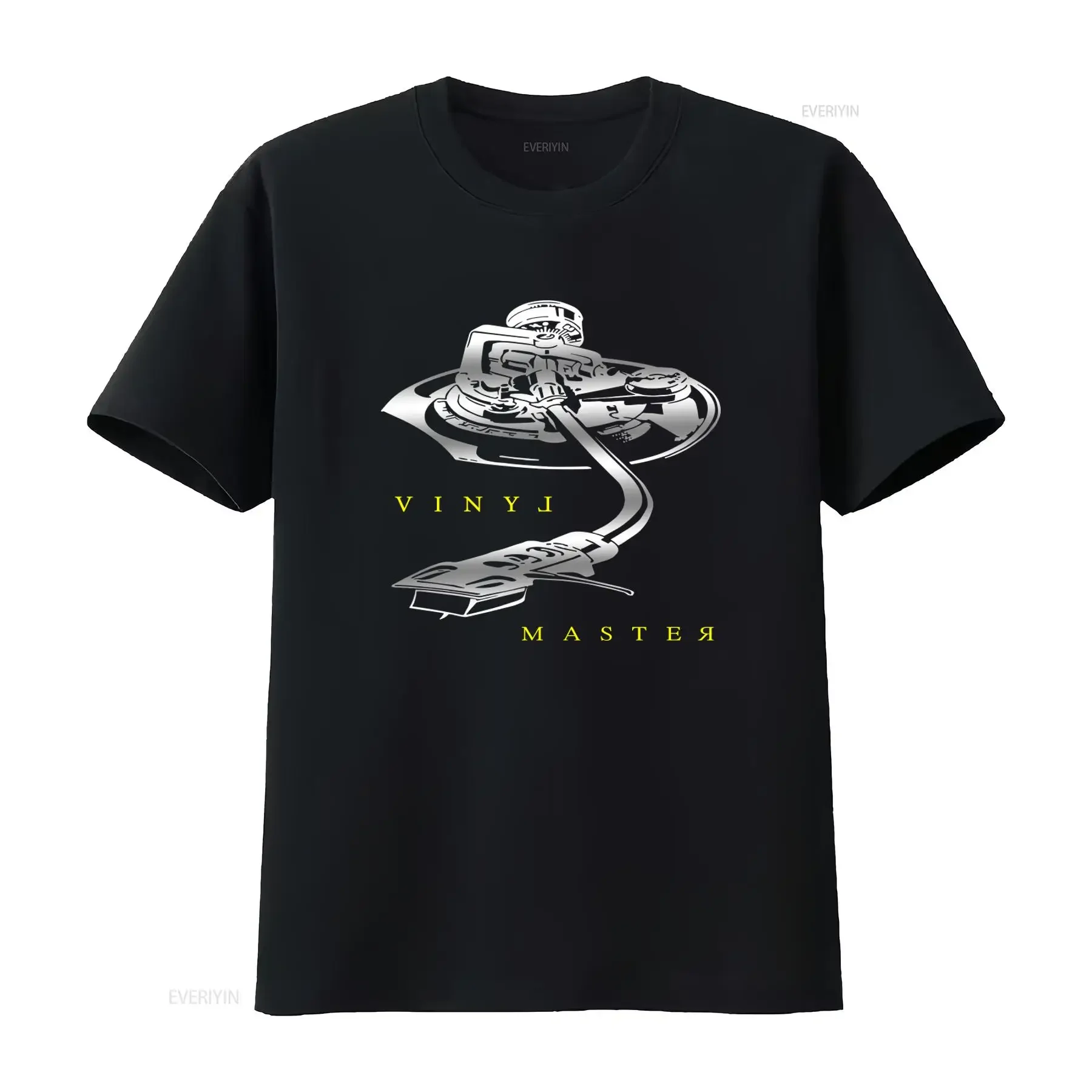 Dj T Shirt Technics Mk2 Classic Vinyl Deejay Music Master Turntable Design vintage Washed Top For Everyday Wear Stylish graphic