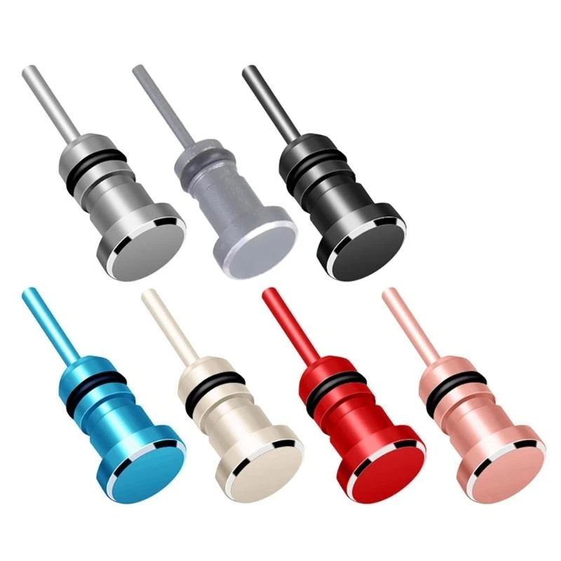  1Piece Metal Earphone Dust Cap Charging Port Protector Universal Card Retrieve