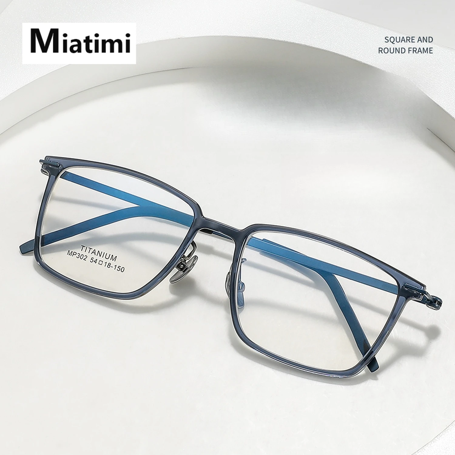 

Fashion Comfortable Eyeglasses frames Retro Ultra Light Acetate Titanium Eyewear Square Glasses Frame for Men Spectacles