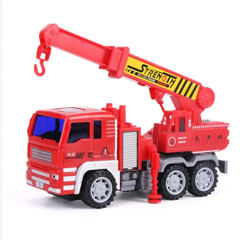 Interesting ABS Fire Truck Toy Red Classic Toy Sprinkler Truck Toys Fire Ladder Car Fire Fighting Truck Toy Vehicles