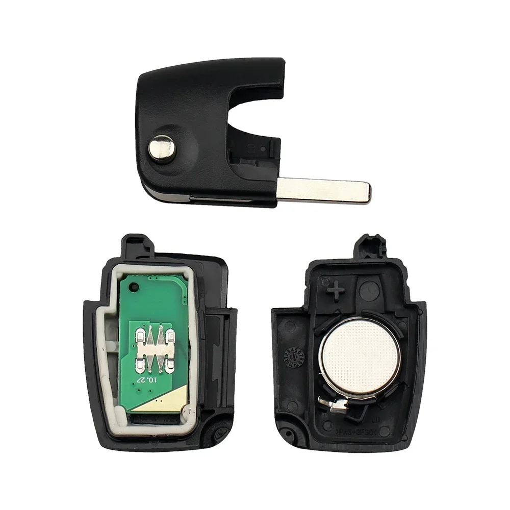

KEYYOU Remote Car Key ASK 433Mhz For Ford Fiesta Focus 2 Ecosport Kuga Escape C Max Ka Fob HU101 FO21 Blade 3 Buttons