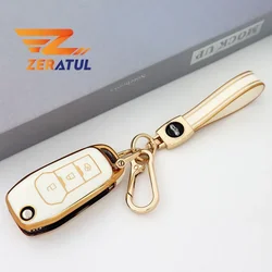 3 Buttons TPU Car Remote Key Case Cover For Ford Figo 2017 Mondeo 5 Ecosport Puma 2020 Fiesta Mk8 Everest Ranger Shell Fob