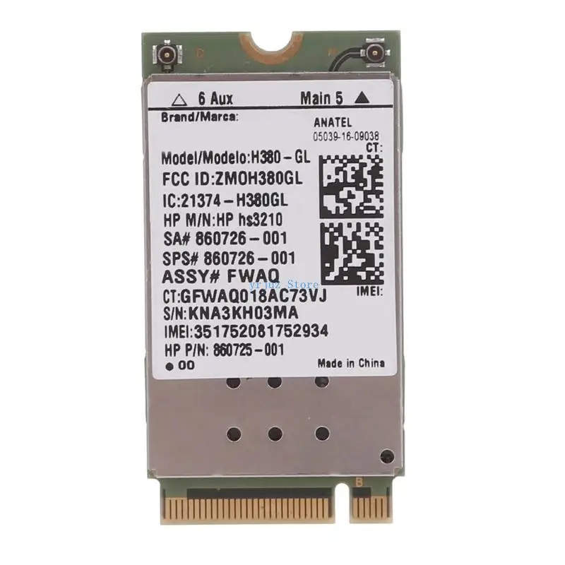 

583D WWAN Card H380-GL HSPA+ M.2 860726-001 Wireless WiFi Adapter Wireless Card