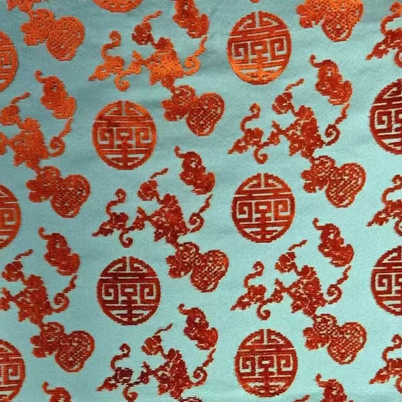 

Chinese-style patterned Zhangzhou velvet fabric dyed jacquard cheongsam face skirt Hanfu armor