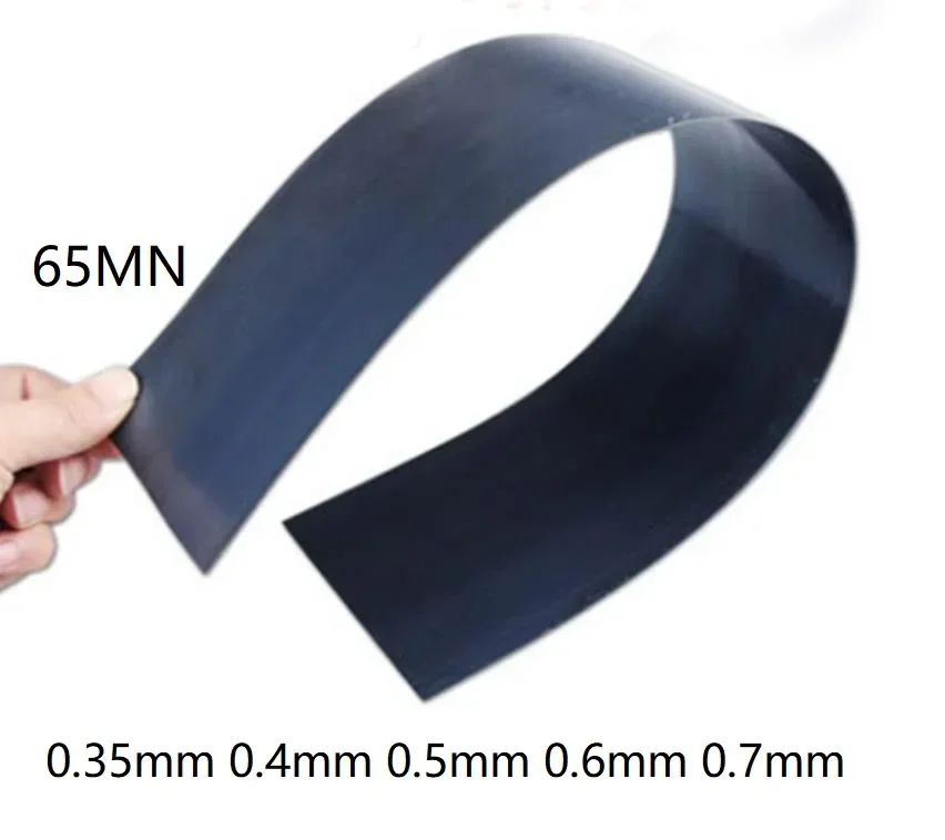 0.35mm 0.4mm 0.5mm 0.6mm 0.7mm 65mn Quench Spring Steel Strip 60si2mn Spring Steel Band Manganese Sheet Mn Plate