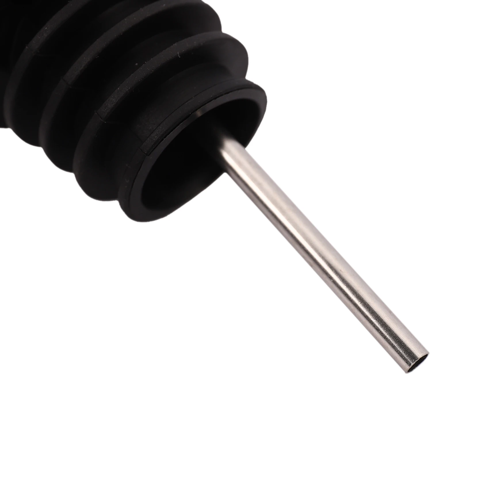 -A94Z 12Pcs Stainless Steel Spirit Bottle Speed Pourers Olive Oil Wine Pourer With Rubber Dust Caps