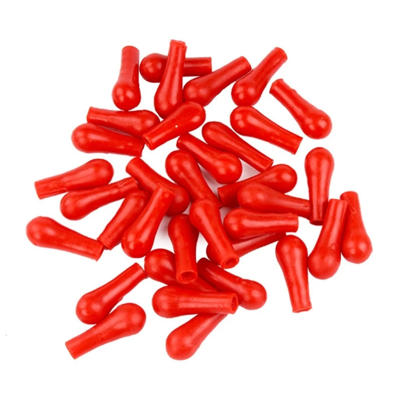 

Set Of 50 Rubber Suction Caps Dropper Rubber Suction Caps Replacement for Labs 601D