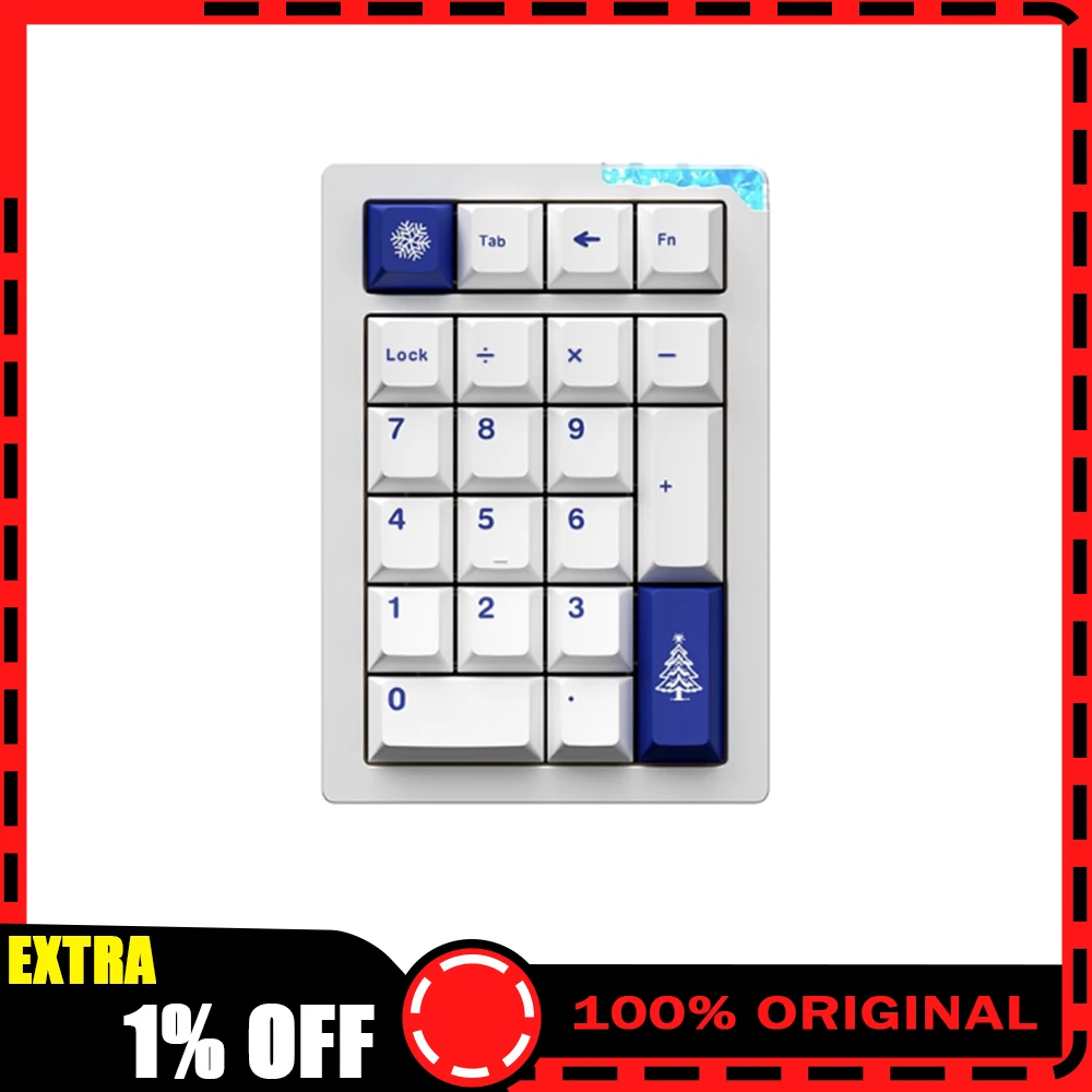 

WEIKAV Stars21 Mechanical Keyboard Wireless Bluetooth RGB Three Modes Mini Keyboard Keypad Customized Office Gamer Gifts