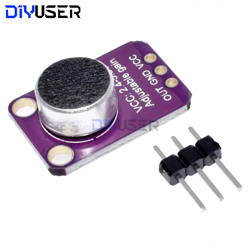 DIYUSER KY-037 Sound Sensor Sound Control Sensor MAX4466 MAX9814 สวิทช์การตรวจจับนกหวีดสวิทช์ไมโครโฟนเครื่องขยายเสียง Arduino