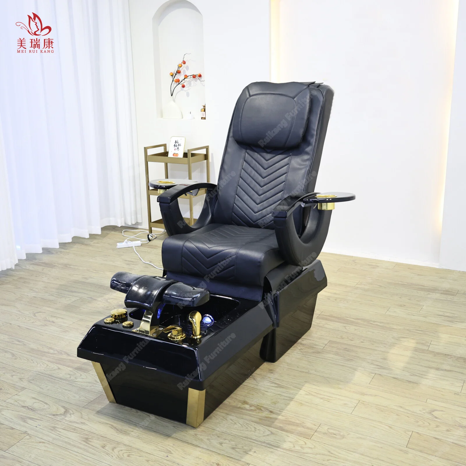 Luxury Modern Nail Salon Throne Professional High Back Foot Spa Massage Manicure Pedicure Chairs