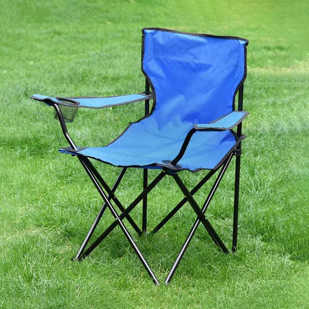 Modern iron outdoor leisure armchair, adjustable tilt, foldable, with full arm support, suitable for patio use