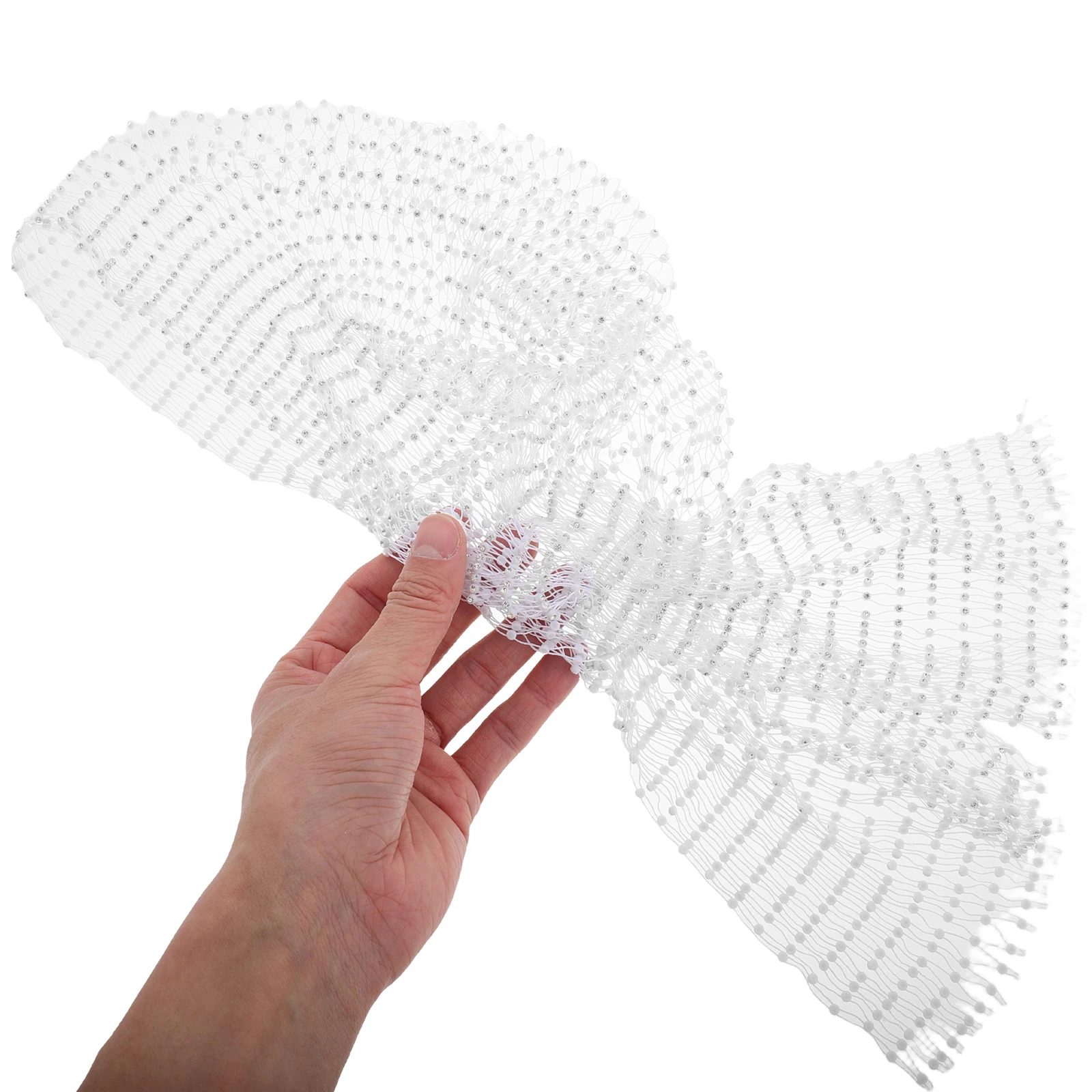 

Sparkling Rhinestone Hairb s Elastic Crystal Headwraps Wide Banquet Party Wedding Hollowout Tassel Charm H Fit