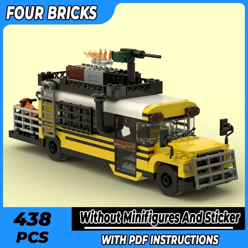 

Moc строительные кирпичи модель автомобиля классический американский школьный автобус технология модульные блоки подарки игрушки для детей наборы «сделай сам» сборка