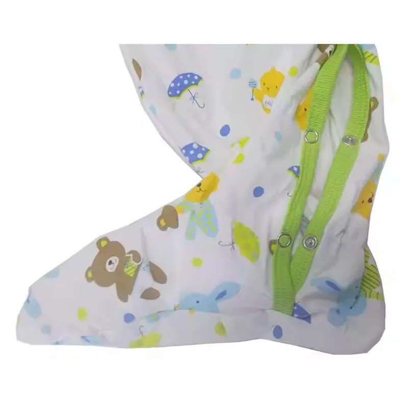 ABDL боди с принтом медвежонка и ног, комбинезон для взрослых и детей, одежда DDLG с застежками, мягкие удобные домашние комбинезоны, комбинезон