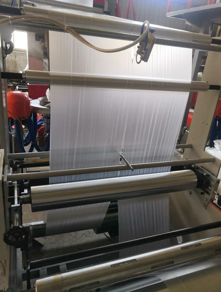 آلة نفخ الأفلام LDPE PE HDPE الدفيئة لأكياس التسوق التي شيرت في السوبر ماركت #4