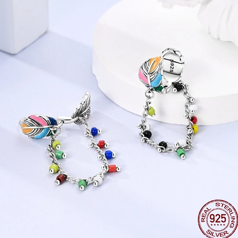 New 925 Sterling Silver Women\'s Princess Blue Shiny Zircon Butterfly Design Earrings For Party Exquisite Jewelry Gift