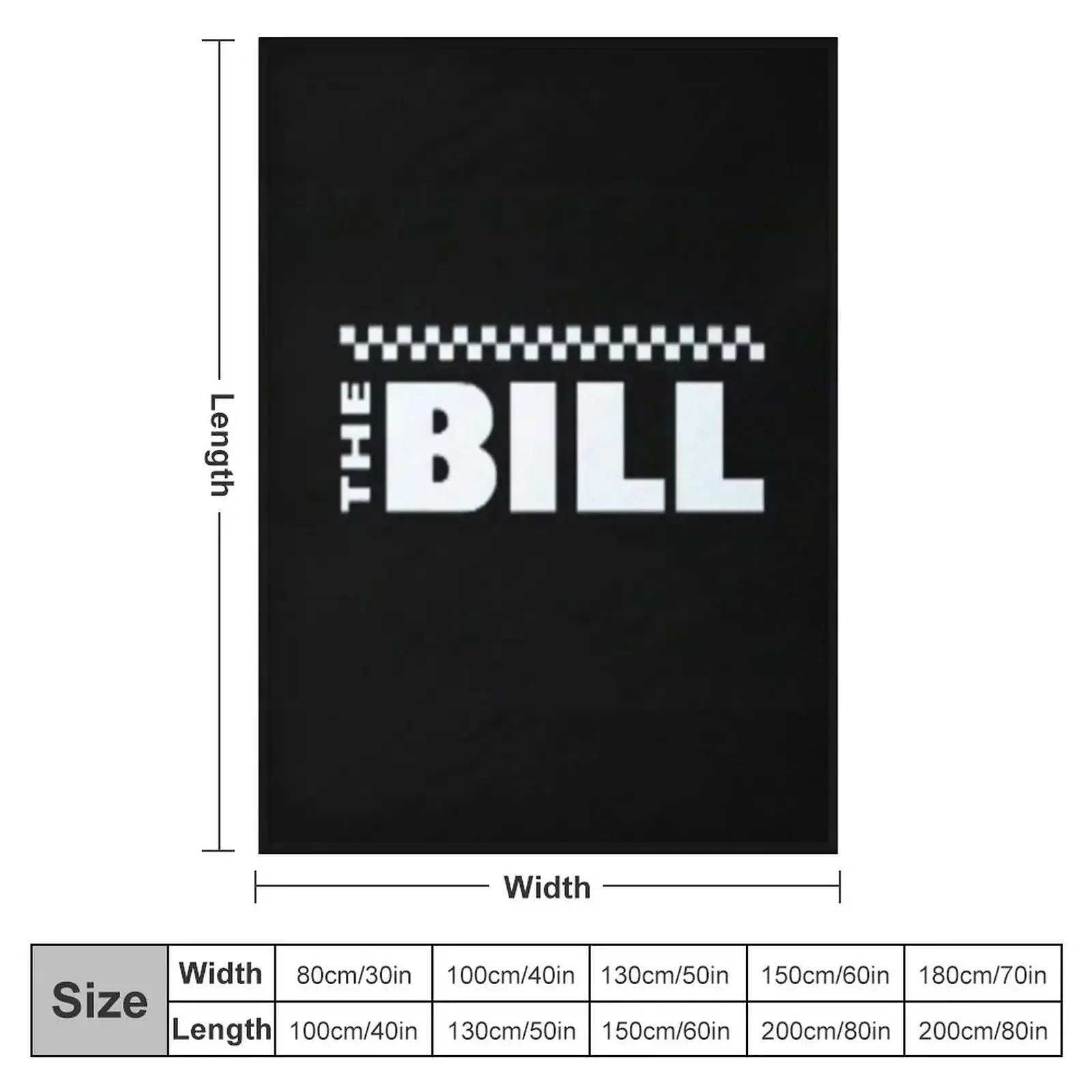 The Bill Logo Throw Blanket Large Luxury Sofa Throw Bed Thermal Moving Blankets