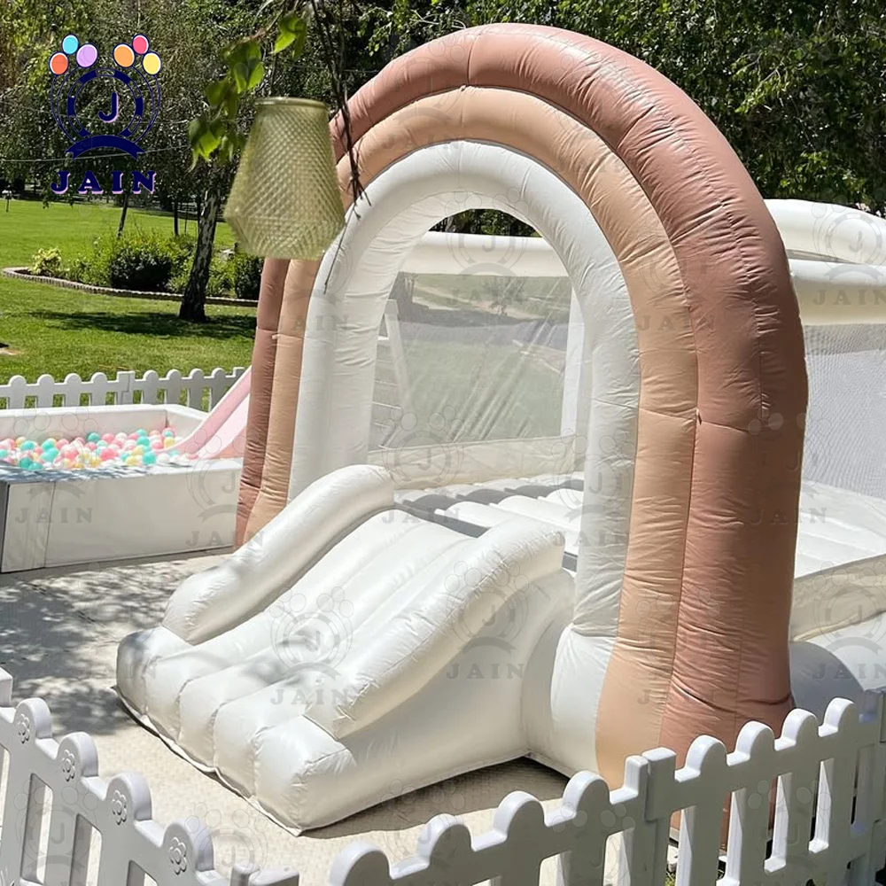 Inflatable Bounce House With Slide For Toddlers Kids 10x10ft Commercial Inflatable Bouncy Castle Jumper House For Outdoor Indoor