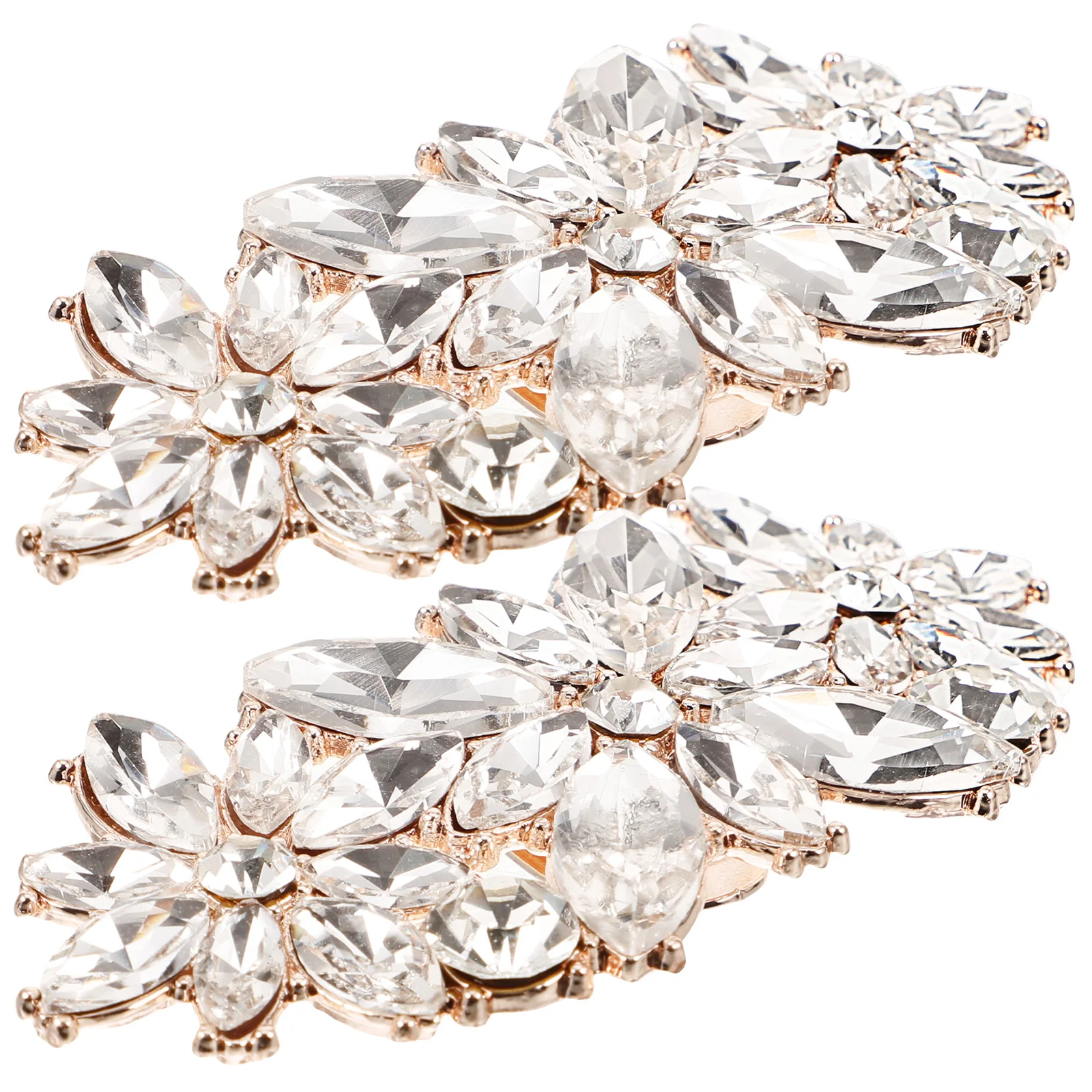 

1Pair Rhinestone Shoe Buckles Decorations for Women Bridal Wedding High Heels Pumps Decorative Shoe Clips Removable Shoes Buckle