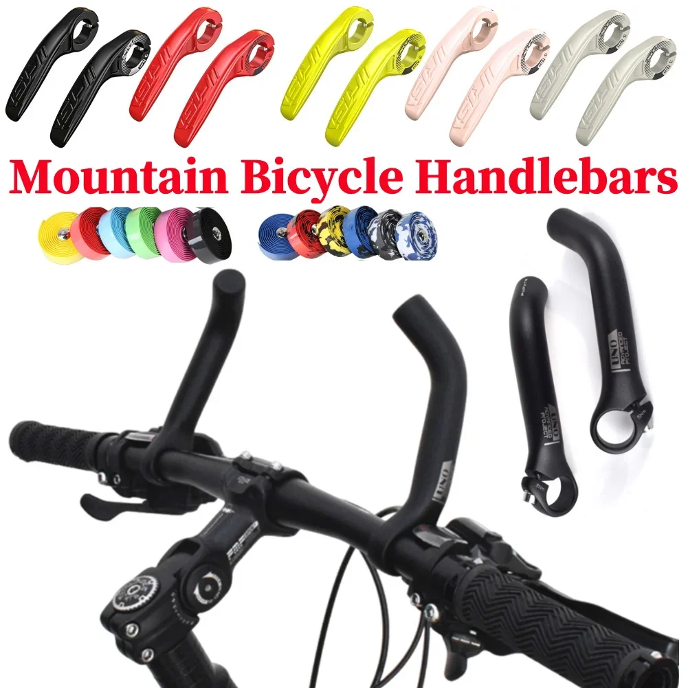 1 paar Hilfs Reiten Horn Rest Lenker Leichte Fahrrad Grip Bar End Griff Radfahren Müdigkeit Relief Fahrrad Zubehör